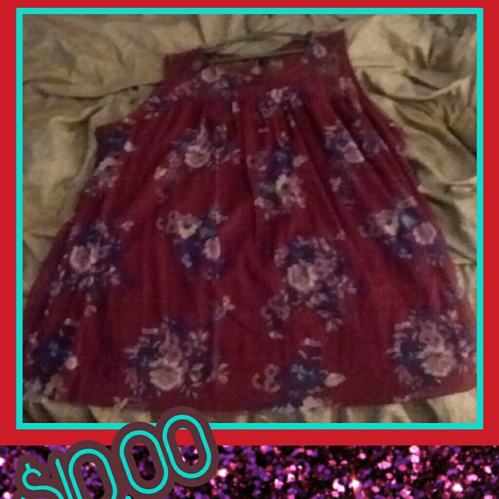 Sleeveless floral blouse